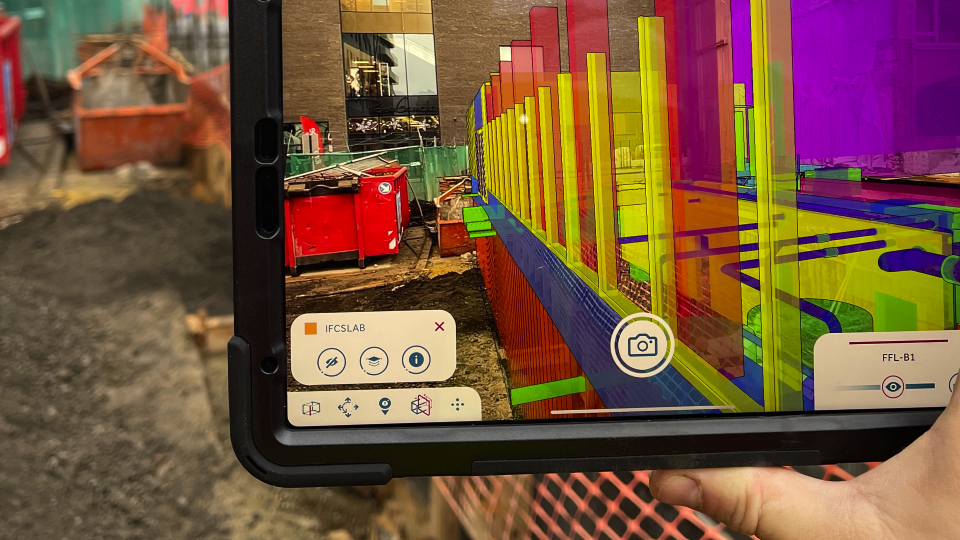 Worksite with Augmented Reality